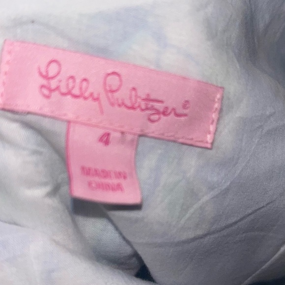 Lilly Pulitzer Cathy Shift Dress in Bay Blue Coasting Engineered Shells - Picture 5 of 5